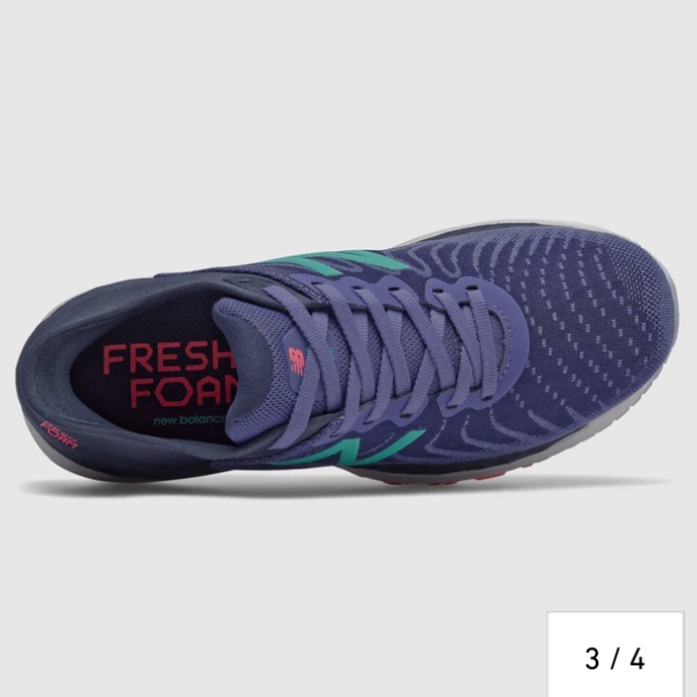 NEW BALANCE WOMEN'S FRESH FOAM 860V11 size 9 magnetic blue/natural indigo EUC - Picture 3 of 12